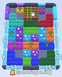 Color Block Jam level 559: screenshot of the board