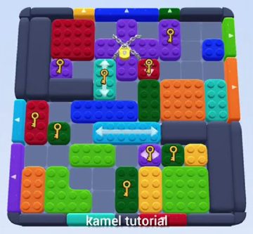 Color Block Jam level 289: screenshot of the board