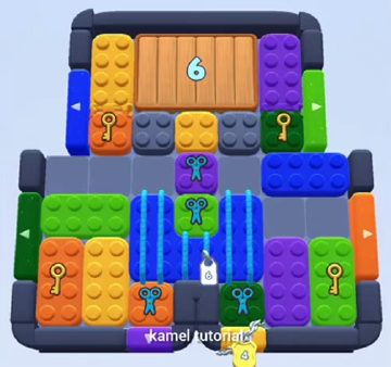 Color Block Jam level 497 / 914 / 1391: screenshot of the board