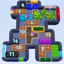 Color Block Jam level 1603 / 2514: screenshot of the board