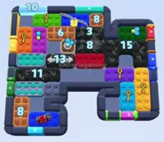 Color Block Jam level 1529 / 2439: screenshot of the board