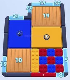 Color Block Jam level 1620 / 1626 / 1679 / 2611: screenshot of the board