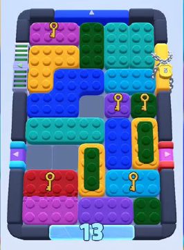Color Block Jam level 516 / 918 / 1410: screenshot of the board