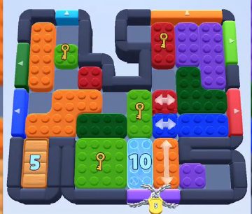 Color Block Jam level 506 / 920 / 1400: screenshot of the board
