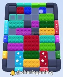 Color Block Jam level 570: screenshot of the board