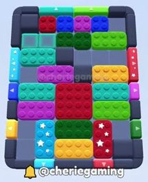 Color Block Jam level: screenshot of the board