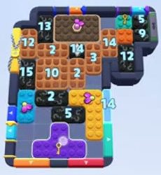 Color Block Jam level 1457 / 2367: screenshot of the board