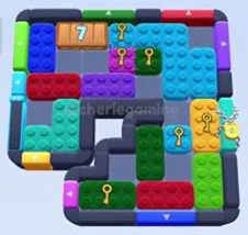 Color Block Jam level 716 / 1713: screenshot of the board