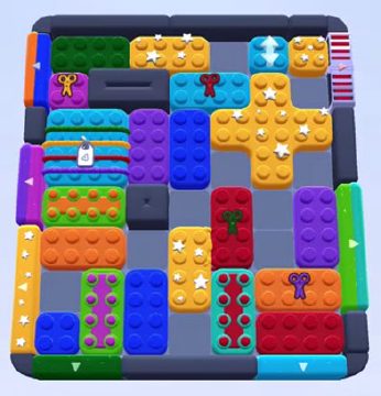 Color Block Jam level 1473 / 1470 / 1468: screenshot of the board