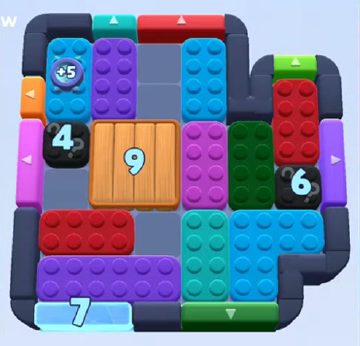 Color Block Jam level 985 / 1891: screenshot of the board