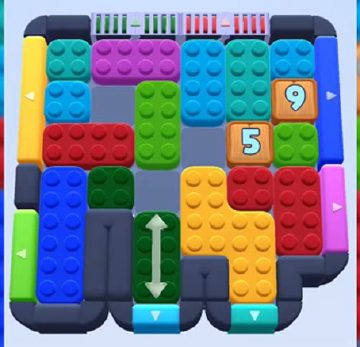 Color Block Jam level 562 / 1239 / 1456: screenshot of the board