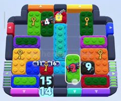 Color Block Jam level 766: screenshot of the board
