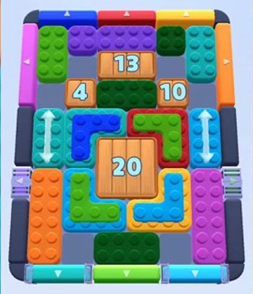 Color Block Jam level 381 / 453 / 775: screenshot of the board