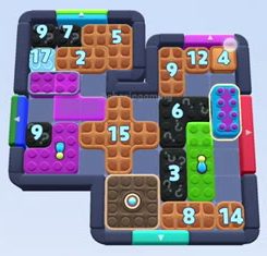 Color Block Jam level 1492 / 2402: screenshot of the board