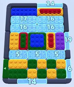 Color Block Jam level: screenshot of the board