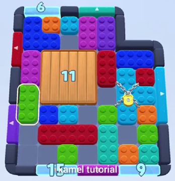 Color Block Jam level 394 / 788 / 1288: screenshot of the board