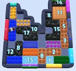 Color Block Jam level 1489 / 2399: screenshot of the board