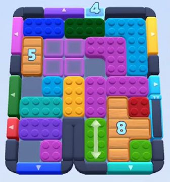 Color Block Jam level 668 / 1650: screenshot of the board