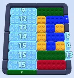 Color Block Jam level: screenshot of the board