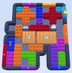 Color Block Jam level 1417 / 1420 / 1424 / 1440: screenshot of the board