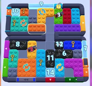 Color Block Jam level 1265 / 1270 / 1290 / 1267 / 2200: screenshot of the board