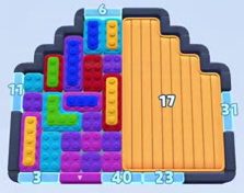 Color Block Jam level: screenshot of the board