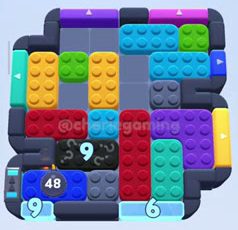 Color Block Jam level 731 / 724: screenshot of the board
