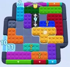 Color Block Jam level 1382 / 1366 / 1369 / 1373 / 2281: screenshot of the board