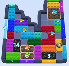 Color Block Jam level 1427 / 1433: screenshot of the board