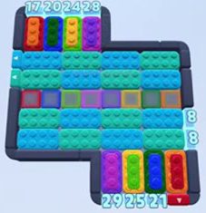Color Block Jam level 1722 / 1870 / 2729: screenshot of the board