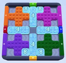 Color Block Jam level 1598 / 1599 / 1657 / 2589: screenshot of the board
